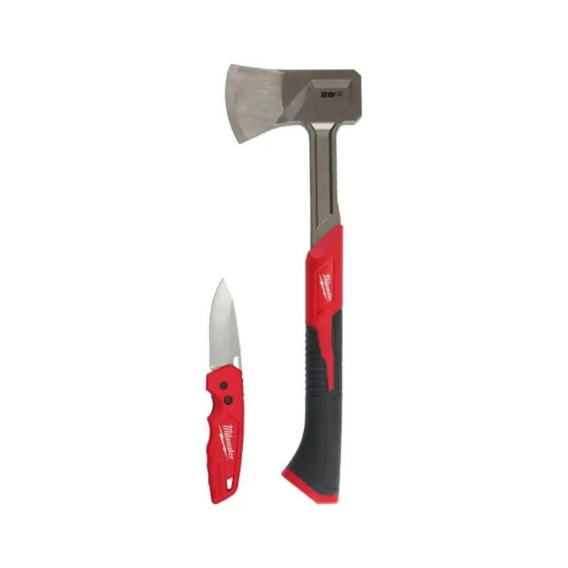 Milwaukee 4932499031 40cm Splitting Axe & Fastback Knife Set