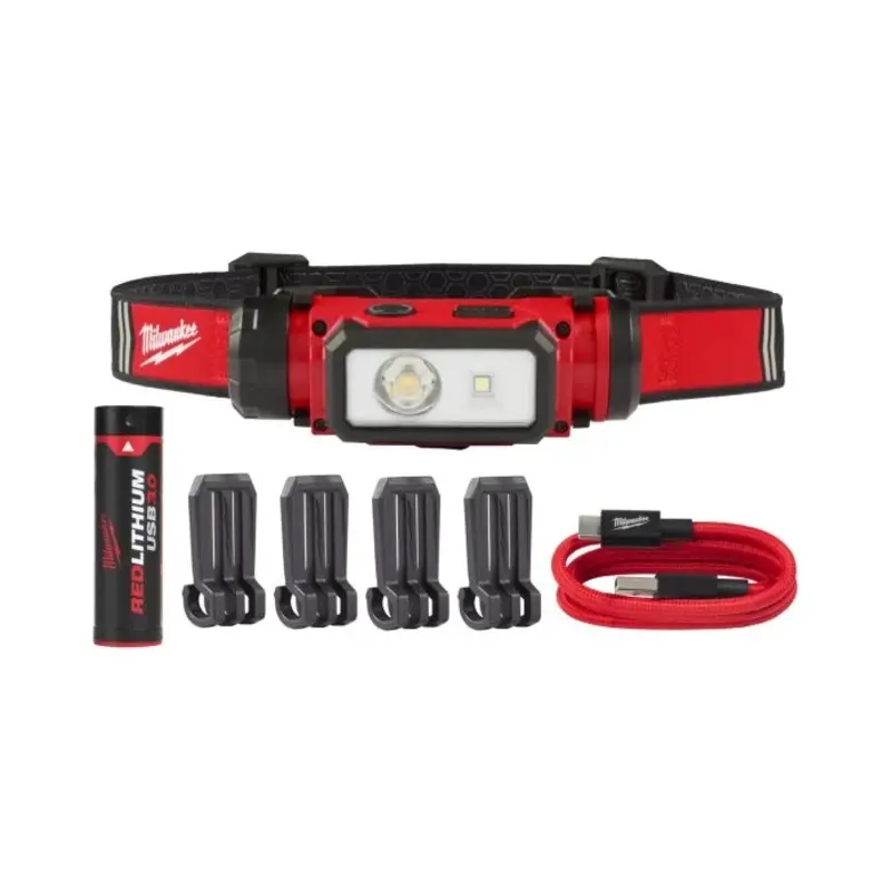 Milwaukee L4HL2-301 USB Rechargable 600 Lumens Head Lamp With 1 x 3.0Ah Battery
