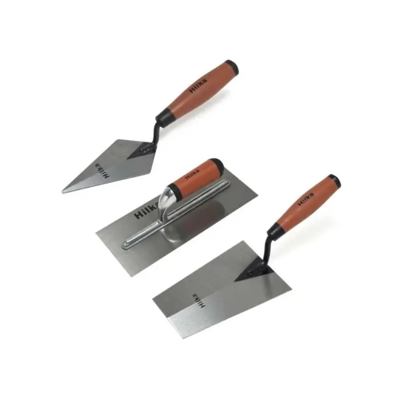 Hilka 3 Piece Plasterers Soft Grip Trowel