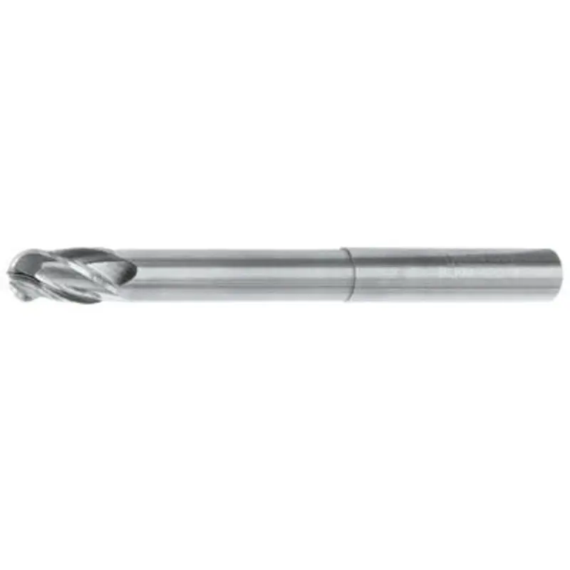 Accupro 1/4in Carbide 4 Flute Extended Reach Ball Nosed End Mill
