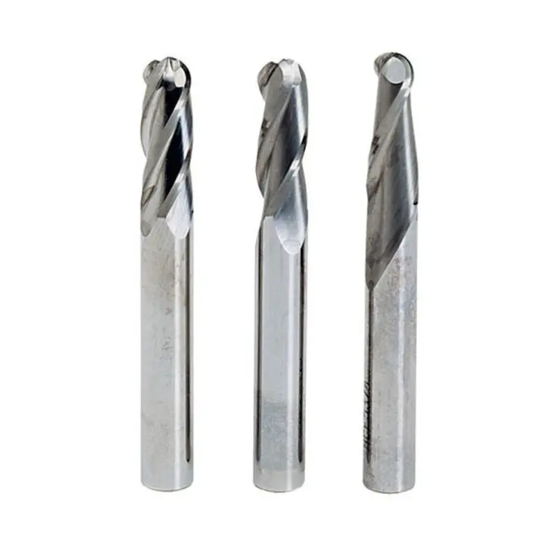 Kyocera SGS 3/8in Carbide 3 Flute Ball Nosed End Mill