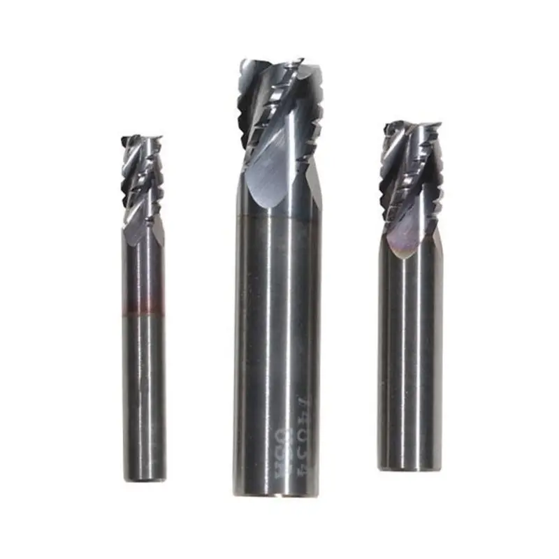 Hertel 3/4in Carbide TiCN Coated Roughing End Mill