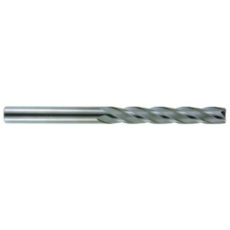 Hanita 6mm 4 Flute Uncoated Carbide Extra Long End Mill