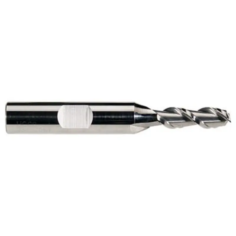Hertel 1in Carbide 2 Flute Uncoated End Mill