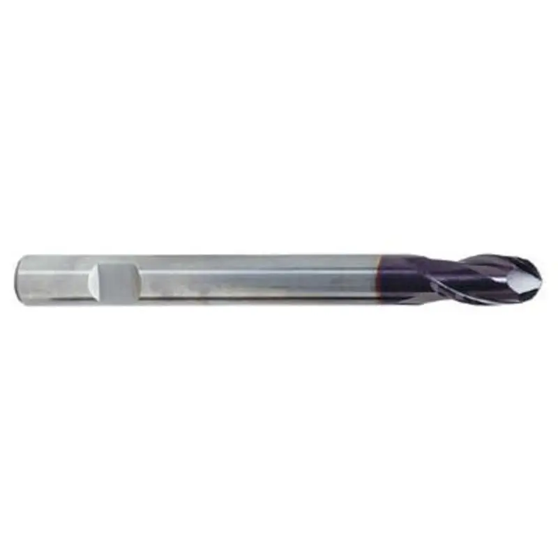 Hertel 14mm Carbide 2 Flute TiAlN Coated Ball Nosed End Mill