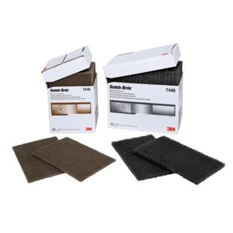 3M 7446 Blending Hand Pads - Grey  | MSC Industrial Supply Co.