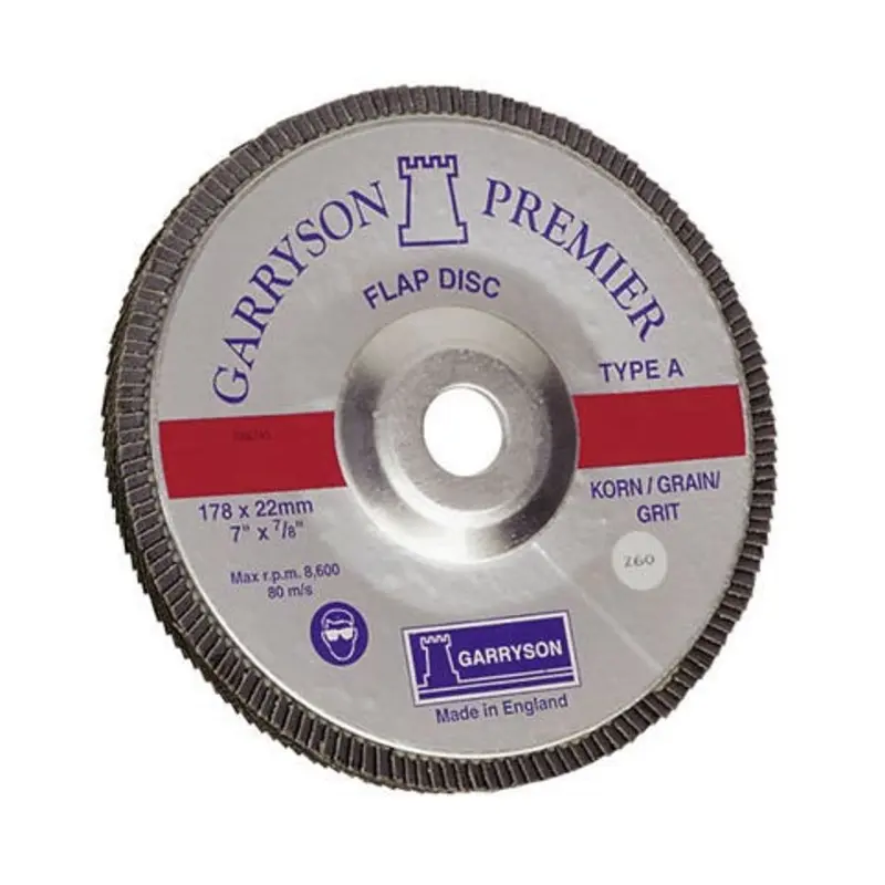 Garryson Zirconium Premium Flap Discs - Type A  | MSC Industrial Supply Co.