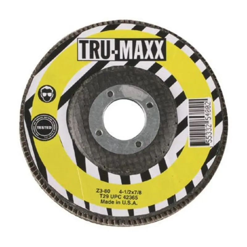 Tru-Maxx Zirconium Flap Discs  | MSC Industrial Supply Co.