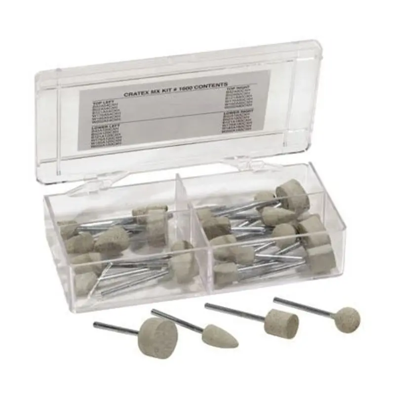 Cratex Shapes B and W MX Mounted Wheel Kits  | MSC Industrial Supply Co.