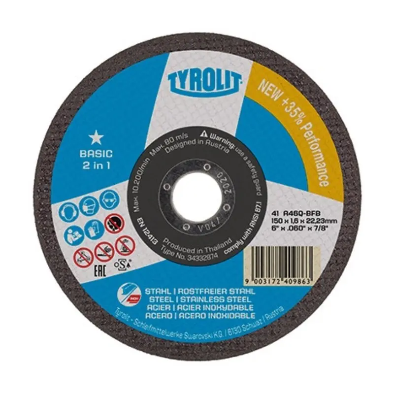 Tyrolit Basic Cut-Off Discs  | MSC Industrial Supply Co.