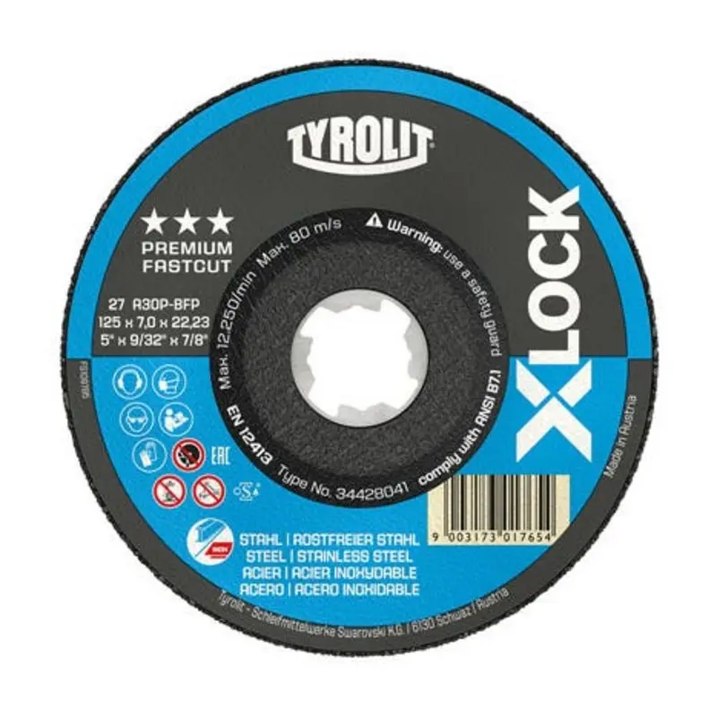 Tyrolit X-Lock Cut Off Discs  | MSC Industrial Supply Co.