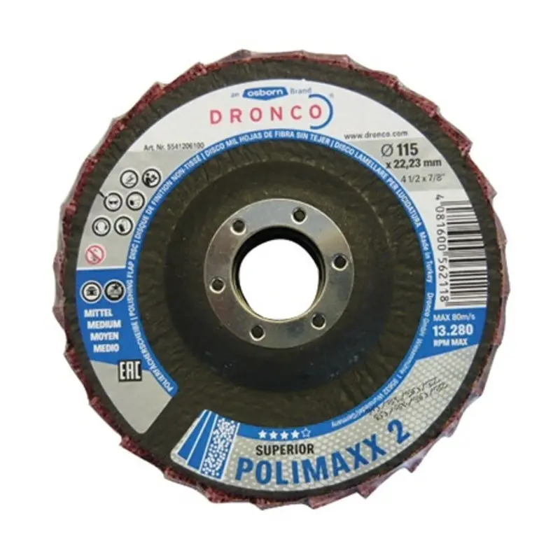 Osborn International 115 x 22.23mm Fine Fleece Flap Disc