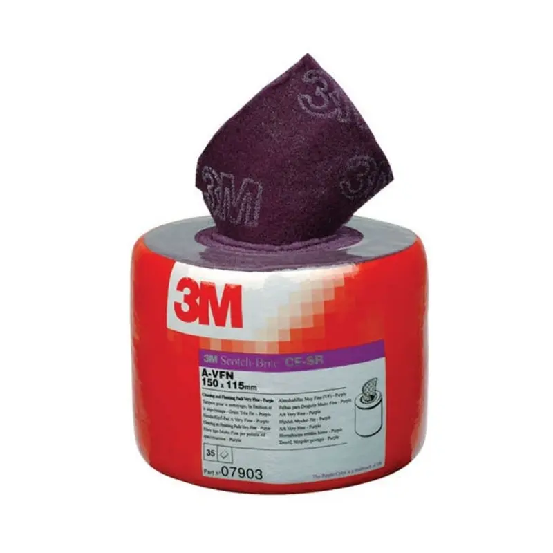 3M 115 x 150mm XX-Fine SUFN Scotch-Brite CF-SR Non-Woven Roll A07904
