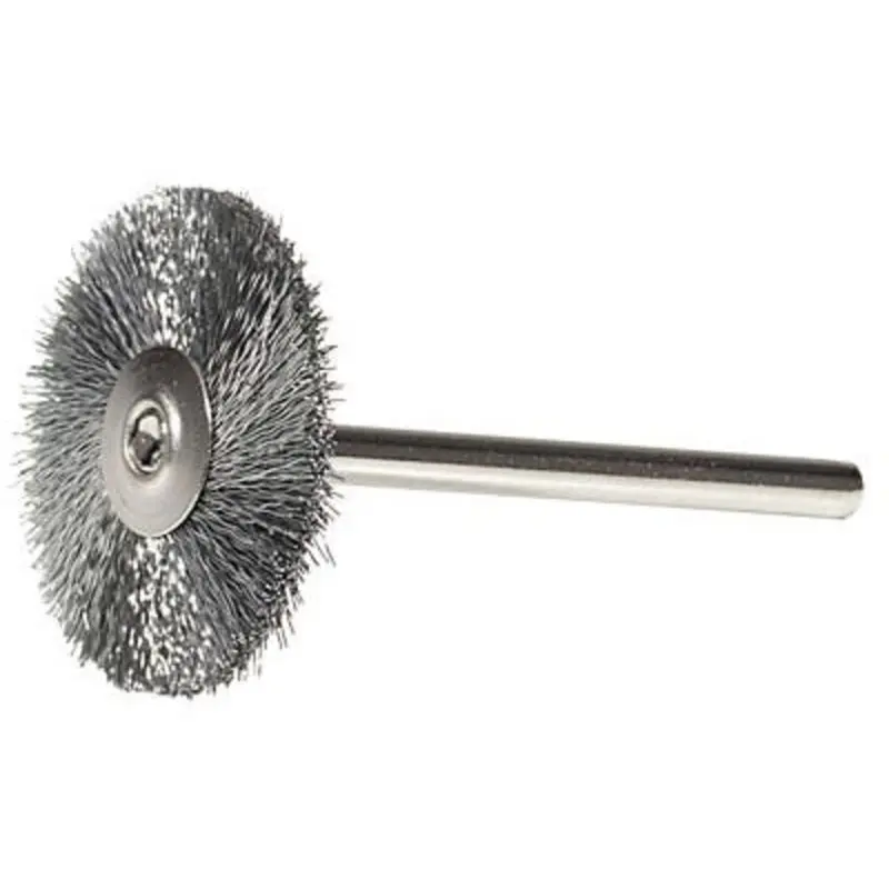 Weiler 1 x 0.005 x 1/8in Miniature Wire Wheel Brush