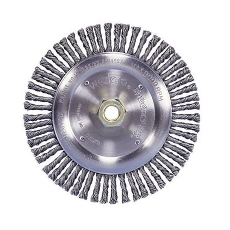 Weiler 6 x 0.023 x 5/8in-11 Filler Pass Weld Cleaning Brush