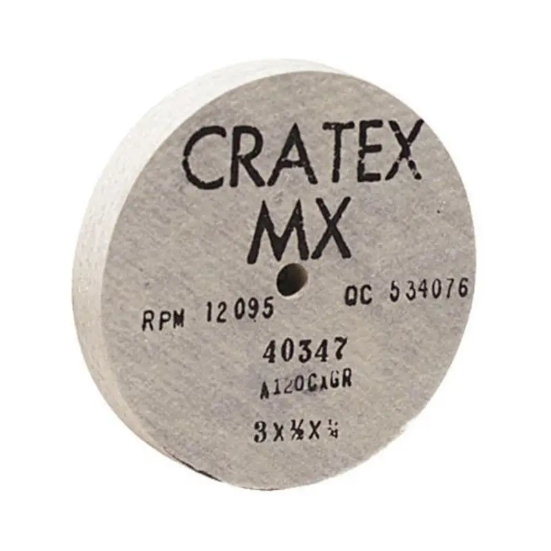 Cratex 2 x 1/4 x 1/4in Coarse Aluminium Oxide Surface Grinding Cratex Mx Wheel