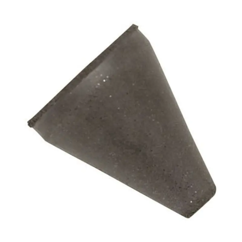 Cratex 7/8 - 1/4 x 1-1/4 x 1/4in Medium Rubberised Abrasive Cone #1345M