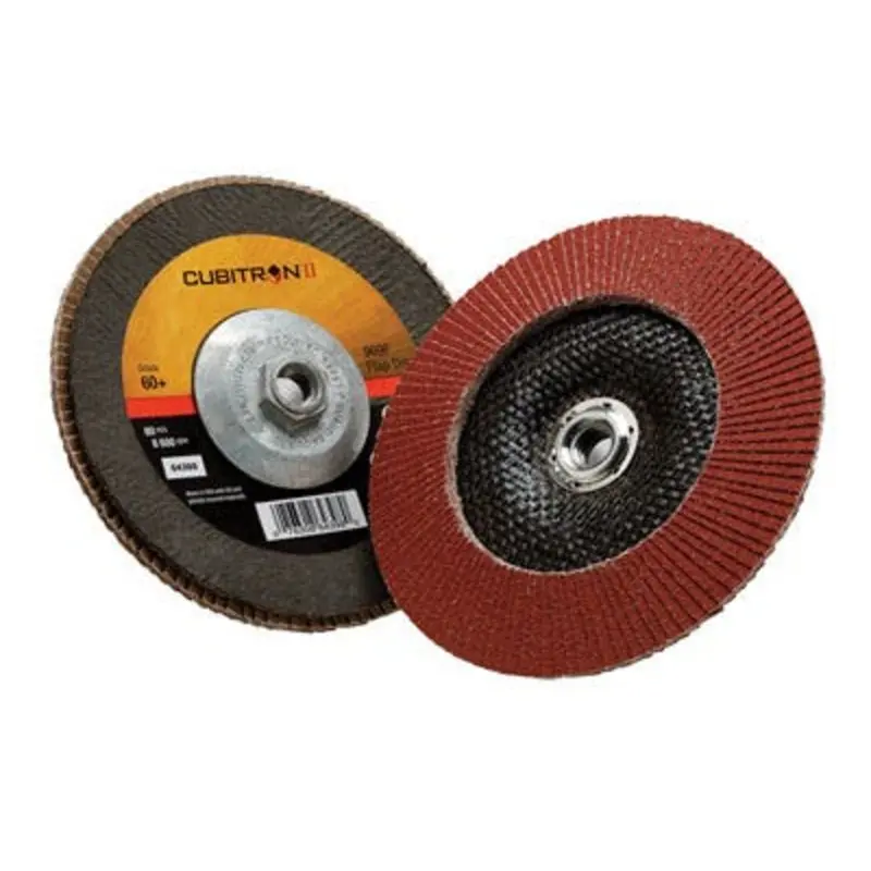 3M 115mm 80+ Grit Precision Shaped Ceramic Flat Flap Disc CUBITRON II 969F