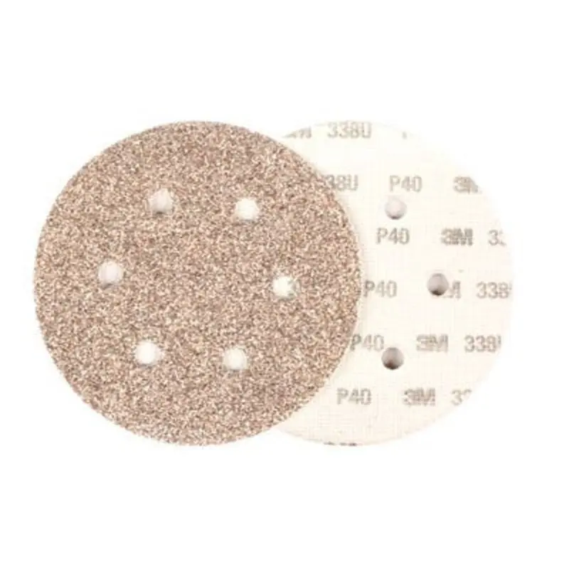 3M 125mm 280 Grit Aluminium Oxide Abrasive Disc Hookit 338U