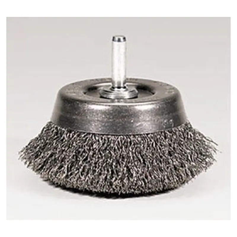 Weiler 2-3/4 x 0.0118 x 1/4in Crimped Wire Utility Cup Brush