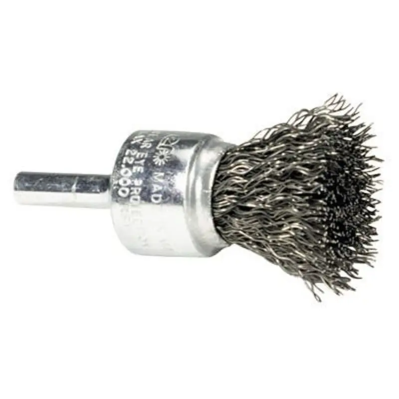 Weiler 3/4 x 0.006 x 1/4in Crimped Wire End Brush