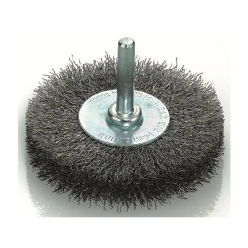RIB Koti 40 x 0.2 x 6mm Stainless Steel Shaft Mounted Record Circular Brush
