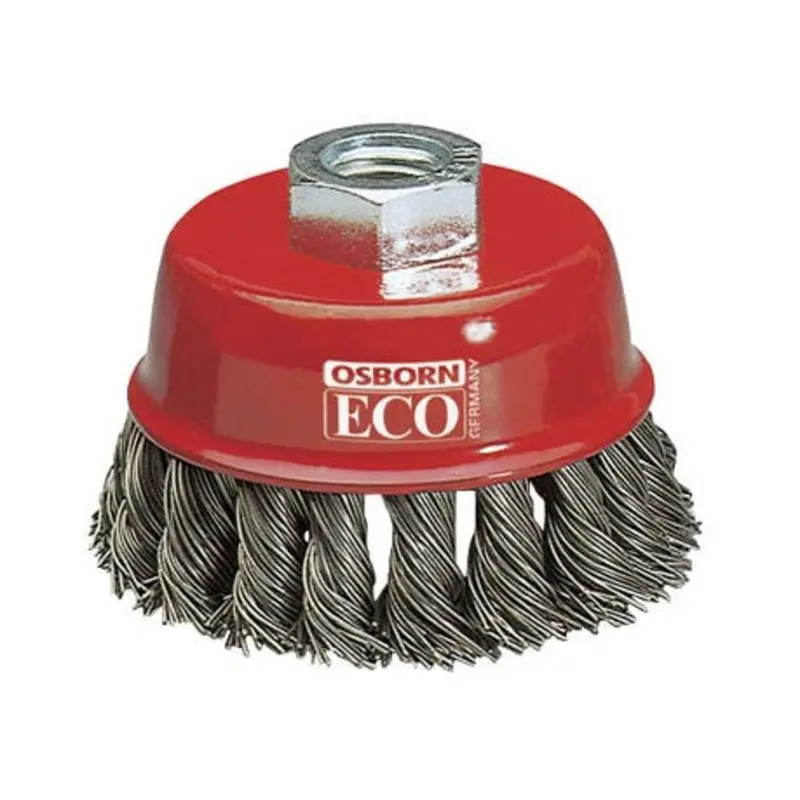 Osborn International 110 x 0.5mm Steel Knotted Cup Brush M14x2 Thread