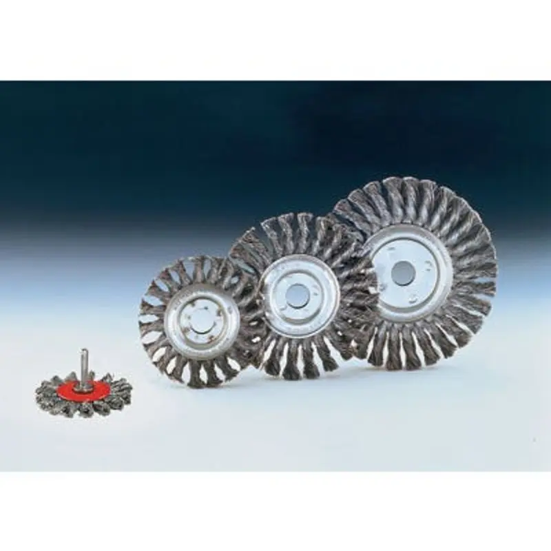 Osborn International 115 x 22.2 x 0.5mm Steel Knotted Wire Wheel Brush