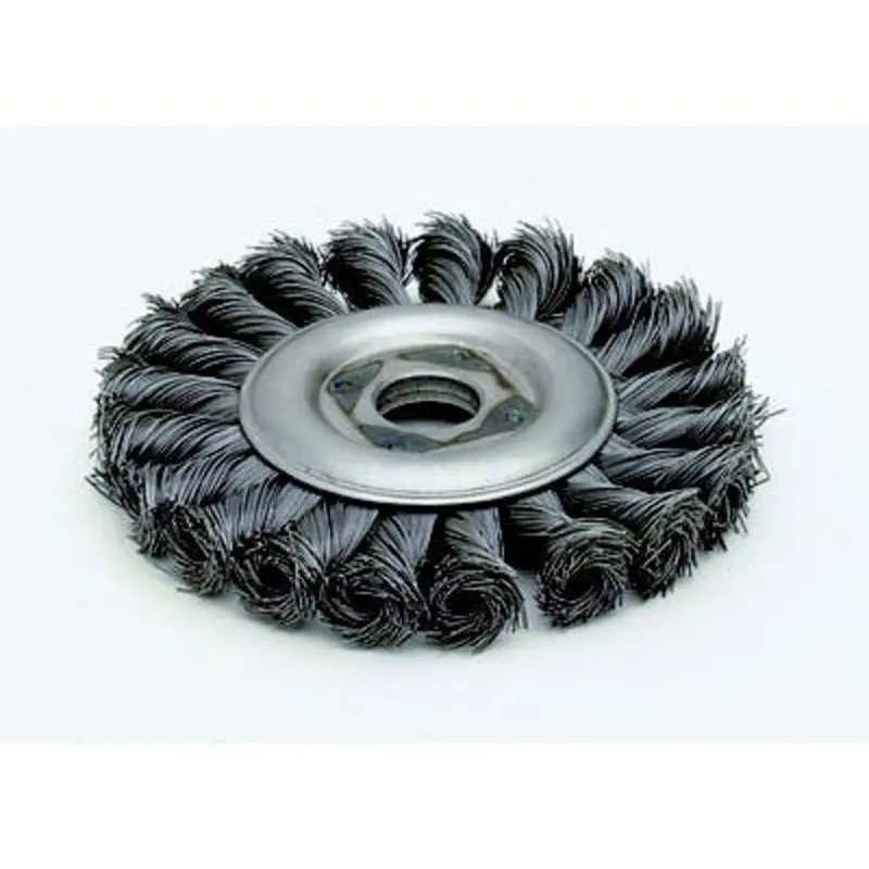Osborn International 100 x 22.2 x 0.5mm Steel Knotted Wire Wheel Brush
