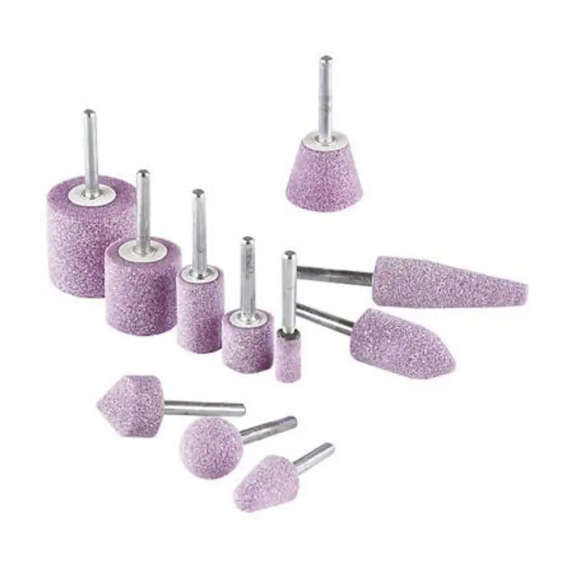 Norton 22 x 45mm 6 x 40mm Shaft Pink Aluminium Oxide Vitrified Mounted Point A11