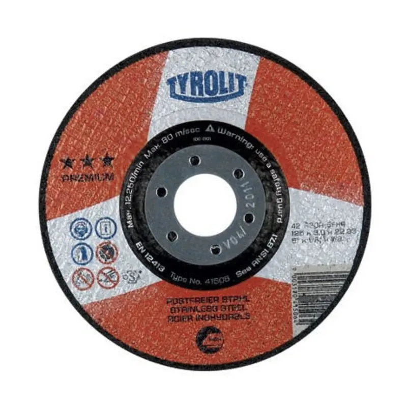 Tyrolit 178 x 2.5 x 22.23mm 30 Grit Aluminium Oxide Cut-Off Disc