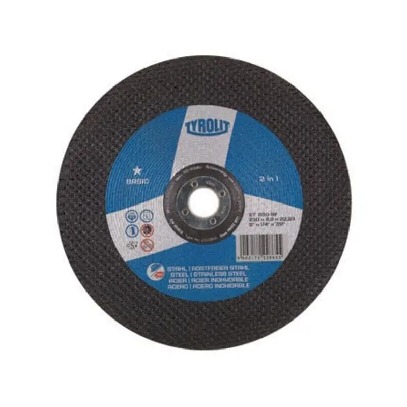 Tyrolit 230 x 6 x 22.23mm 30 Grit Aluminium Oxide Grinding Disc