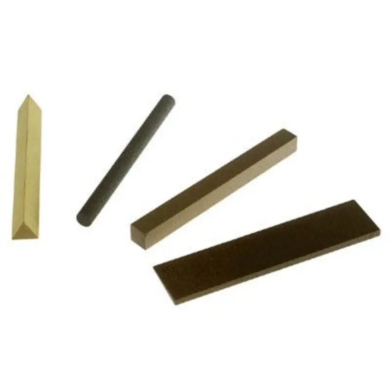 Value 4 x 1/2in Triangle Aluminium Oxide Medium Toolroom File