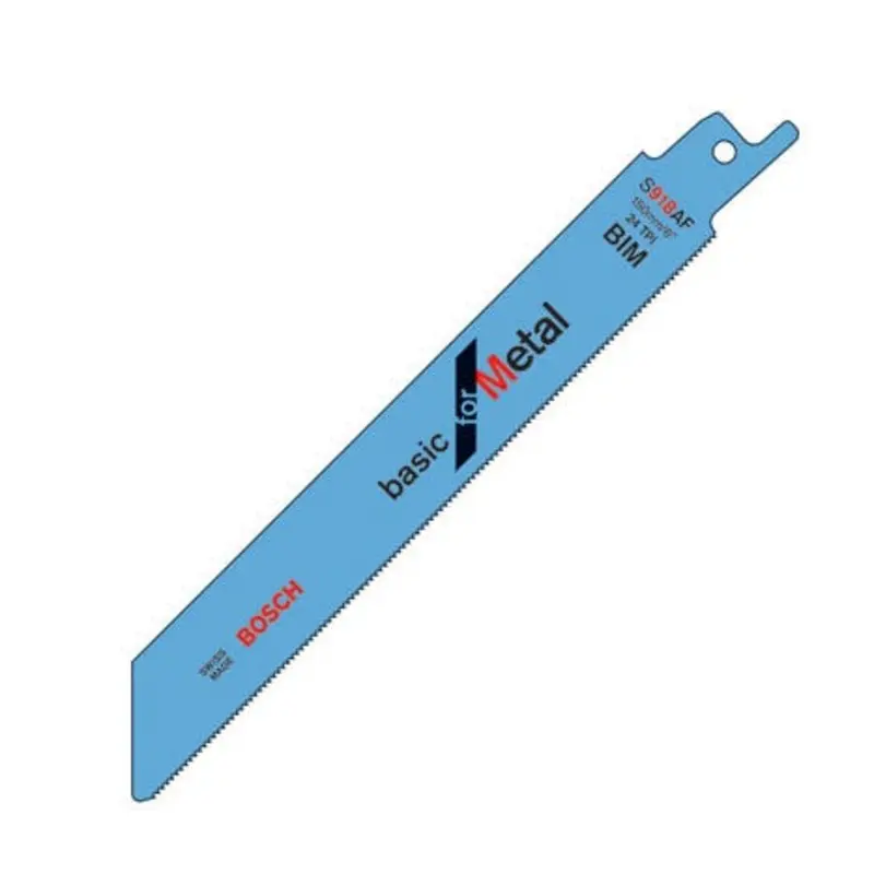 Bosch S1122EF 225mm Flexible Sabre Saw Blades for Metal - Pack of 5