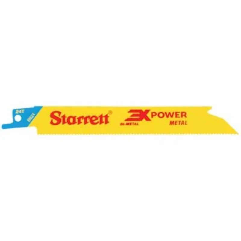 Starrett 150mm/6in 24TPI Reciprocating Blade Bi-Metal - Pack of 5