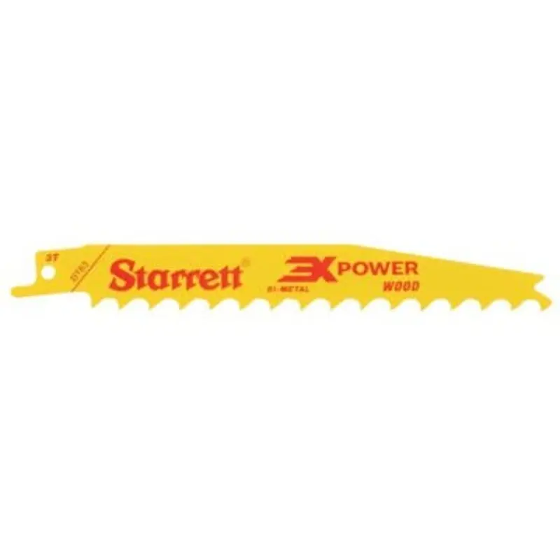 Starrett 150mm/6in 3TPI Reciprocating Blade Bi-Metal - Pack of 5