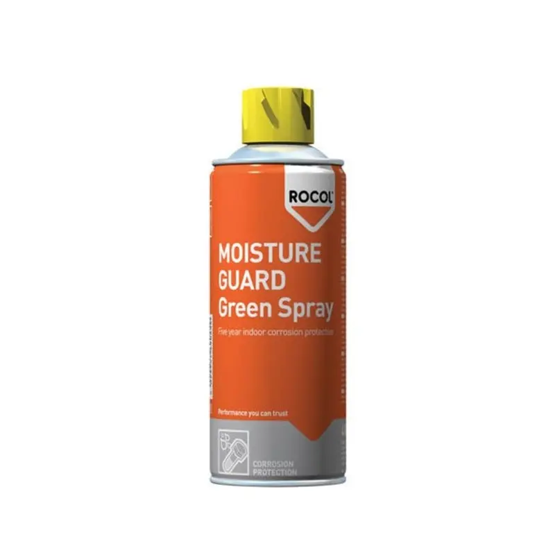 Rocol 400ml Moisture Guard Indoor Corrosion Protective Aerosol Green Spray