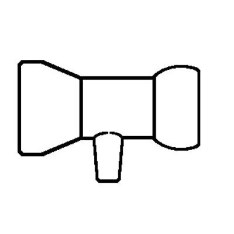 Loc-Line 1/2in Flare Side Flow Nozzle - Pack of 4