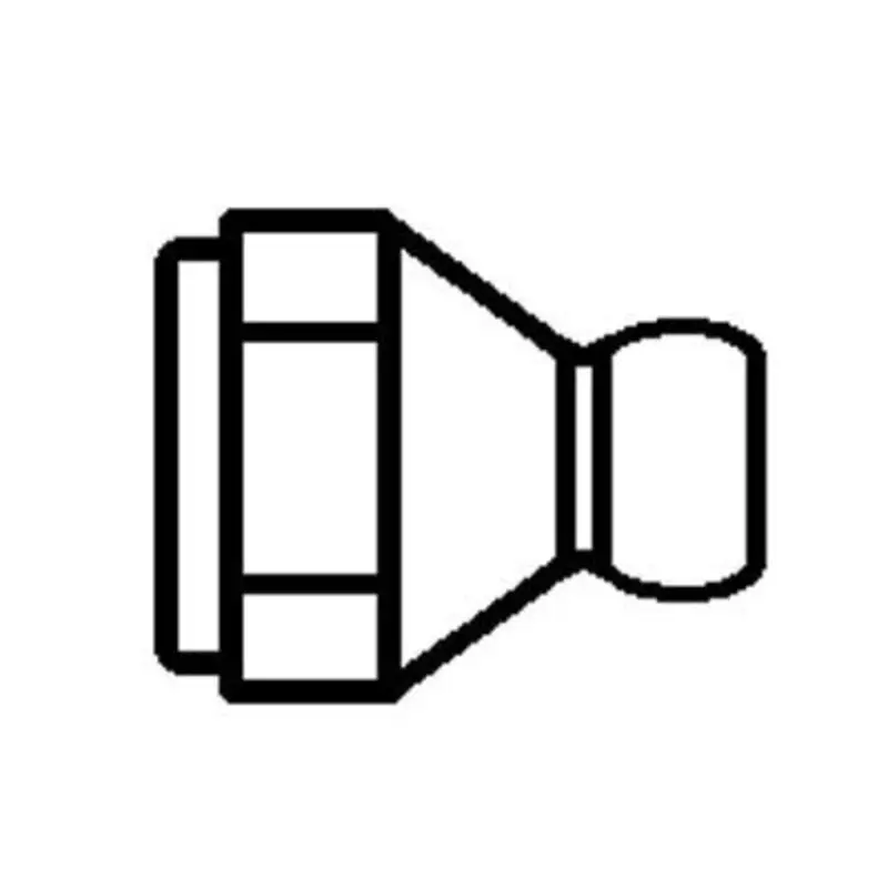 Loc-Line 3/8in SAE Flare Nut Adapter for 1/4in - Pack of 4