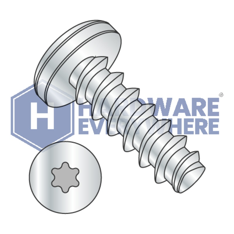 5-20 X 1/2 Thread Forming Screws / Torx / Pan Head / Steel / Zinc / Plastite (Blunt Tip) Alternate 48-2