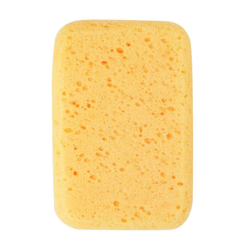 ACE H02ACE All-Purpose Medium-Duty Sponge, 7 in L, 4-1/2 in W, Yellow, Polyester