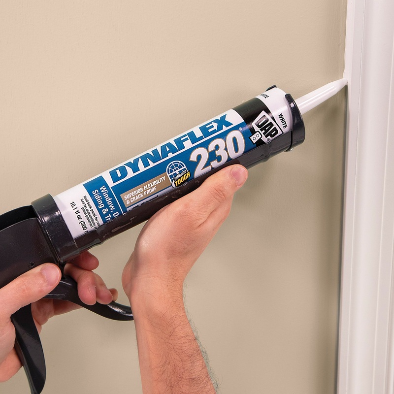DYNAFLEX 230 7079818416 Premium Elastomeric Sealant, Paste, Clay, Very Mild, Acrylic Polymer Base, 10.1 fl-oz