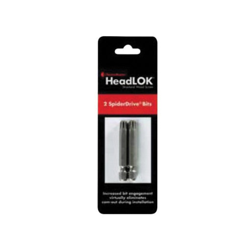 FastenMaster HeadLOK FMSPIDER3-2PK Spider Drive Carded Bit