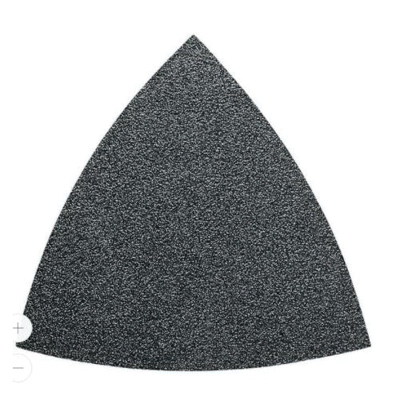 FEIN 6 37 17 084 01 3 Sanding Sheet, 3-1/8 in Edge L, 100 Grit, Aluminum Oxide Abrasive