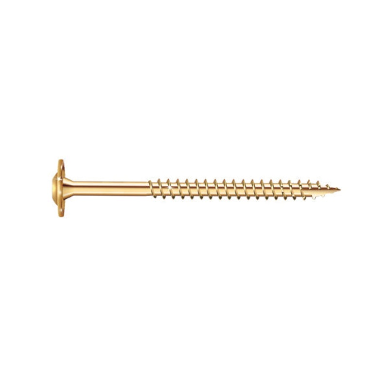 GRK FASTENERS 114073 Cabinet Screw, #8 Thread, Star Drive, Low Profile Washer Head, 1-1/2 in OAL, Steel