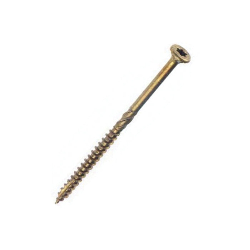 GRK FASTENERS R4 02139 Multi-Purpose Framing and Decking Screw, 6-Point Star Drive, #10 Drive, 3-1/2 in OAL