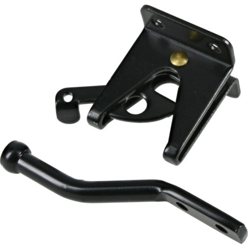 HARDWARE ESSENTIALS 851365 Gate Latch, Automatic, Decorative Style, Steel, Plated