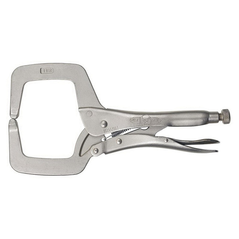 IRWIN 19 Original Locking C-Clamp, 3-3/8 in Max Opening, 2-5/8 in D Throat, Steel Body
