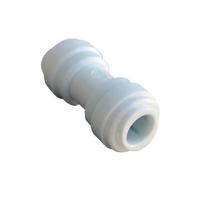 LASCO 19-6041 Quick-Connect Coupling, 1/4 in Push-In x 1/4 in Push-In, Plastic