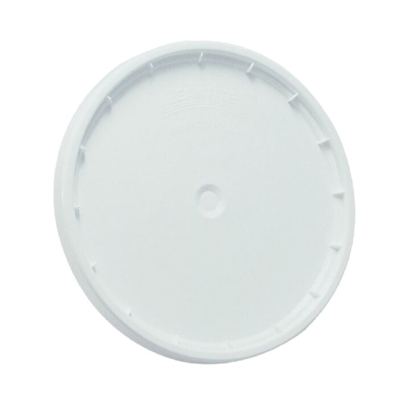 LEAKTITE LD6G01WH010 Easy Off Lid, Plastic, White, For Use With: 3 and 5 gal Buckets